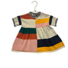 Tea Collection Colorblock Cotton Knit Dress - Size 9-12 Mo