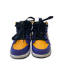 Nike Air Jordan Purple, Yellow, White Sneakers - Size 6C