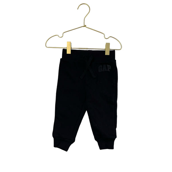 Baby Gap Black Joggers - Size 12-18 Mo