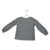 Carter's Gray, Ivory & Red Santa Long Sleeve T-Shirt - Size 24 Mo