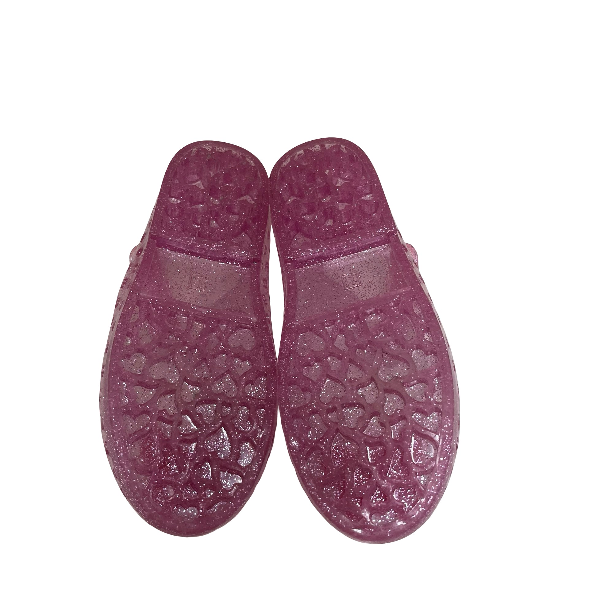 Old Navy Pink Butterfly Jelly Shoes - Size 11