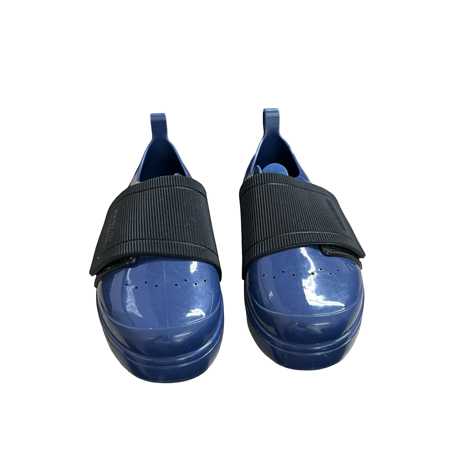 Mini Melissa Blue & Black 'Jelly Pop Sneaker' - Size 1Y Big Kid