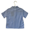 Zara Blue Striped Button Down Shirt - Size 3
