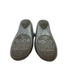 Mini Melissa Silver Metallic Butterfly Shoes - Size 7