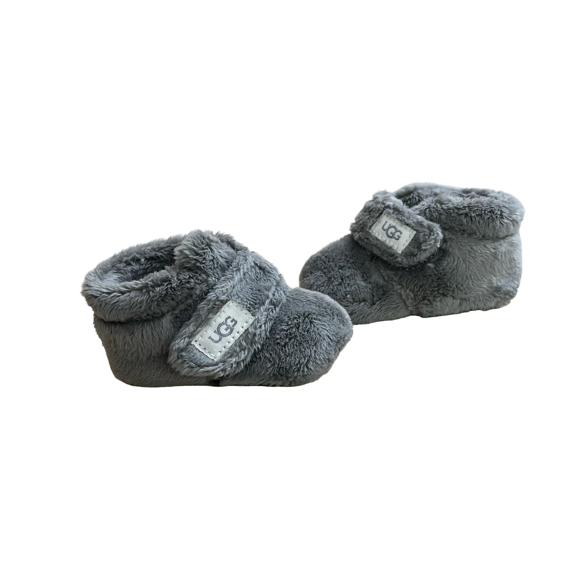 UGG Gray Fuzzy Booties - Size 0-1