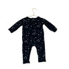 Petit Lem Black Moon & Tree Print One-Piece - Size 12 Mo