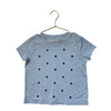 Crewcuts Light Blue & Navy Heart T-Shirt - Size M 8-9