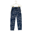 Old Navy Navy & Ivory Basketball Pattern Joggers - Size 5T
