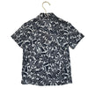 Crewcuts Navy & White Tropical Floral Button Down Shirt - Size 5