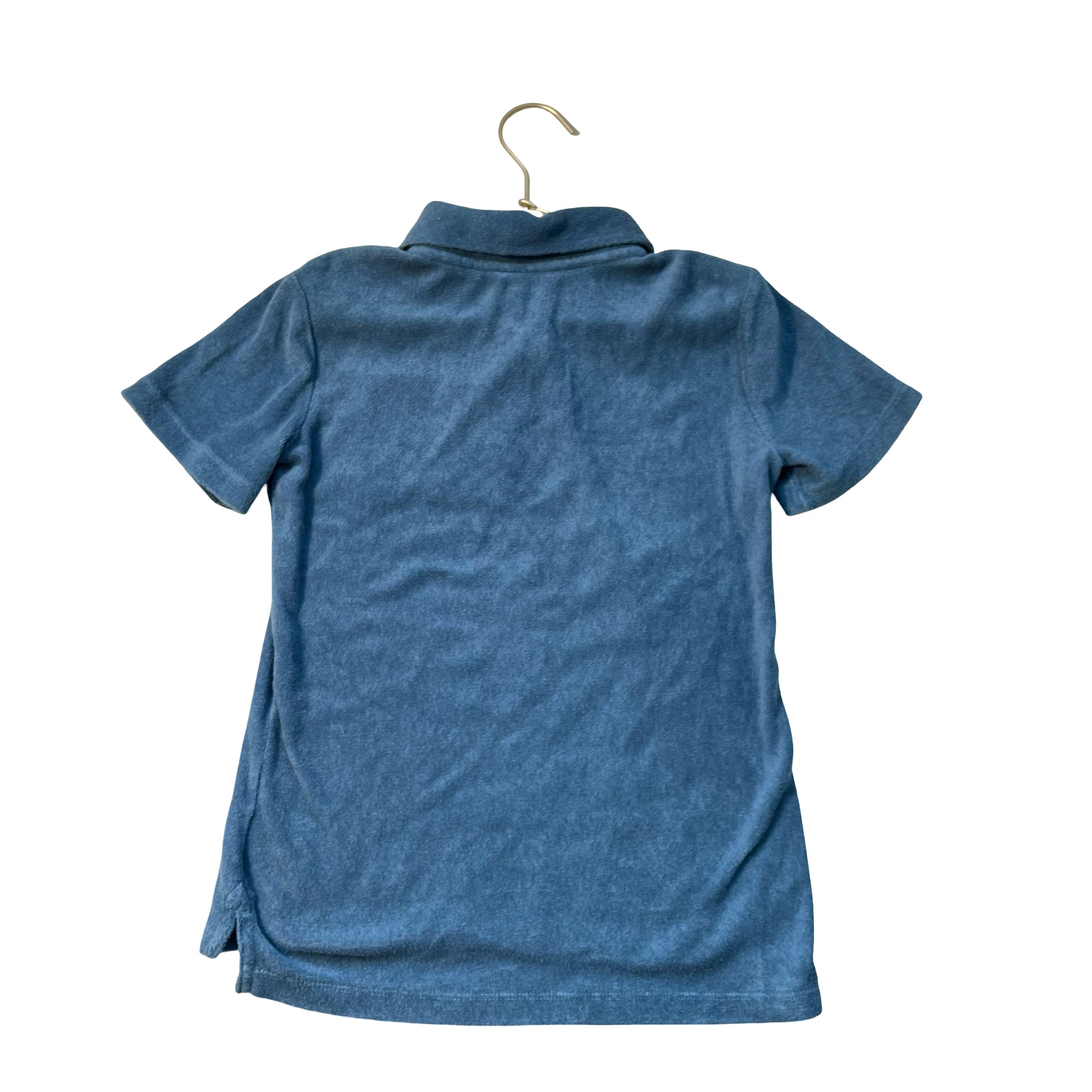 Reebok Blue Terry Polo Shirt - Size S 8