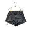 Zara Black Distressed Denim Jean Shorts - Size 9