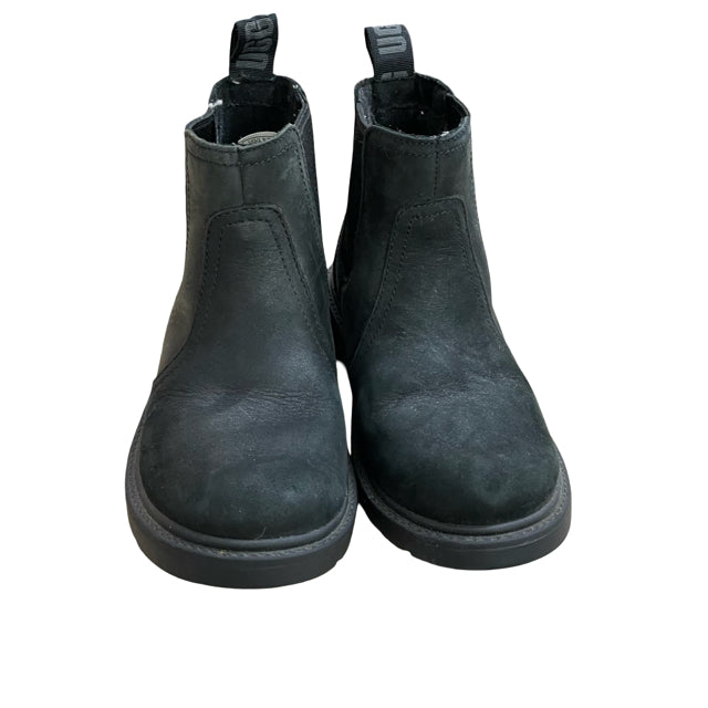 UGG Black Leather Ankle Boots - Size 13