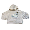 Zara Ivory Swan Hooded Sweatshirt - Size 9-10