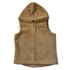 Vineyard Vines Khaki Fluffy Fleece Hooded Vest - Size S 7-8
