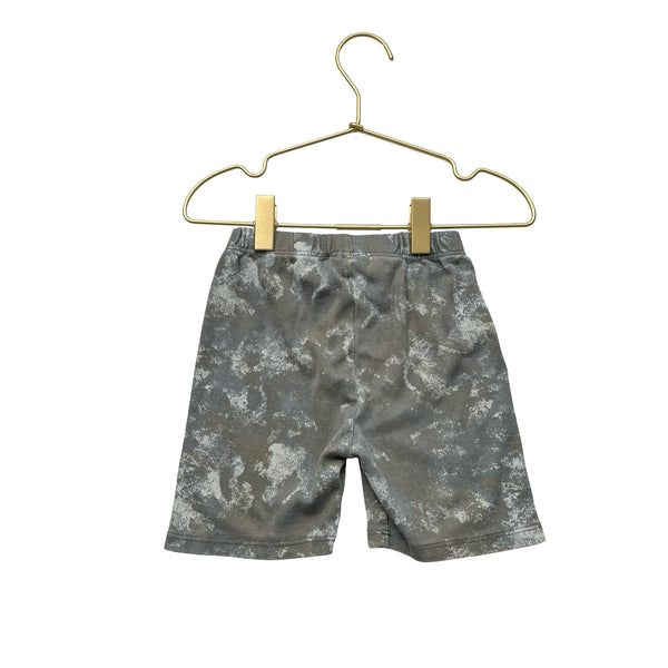 Zara Olive Green, Gray, Ivory Pattern Shorts - Size 4-5