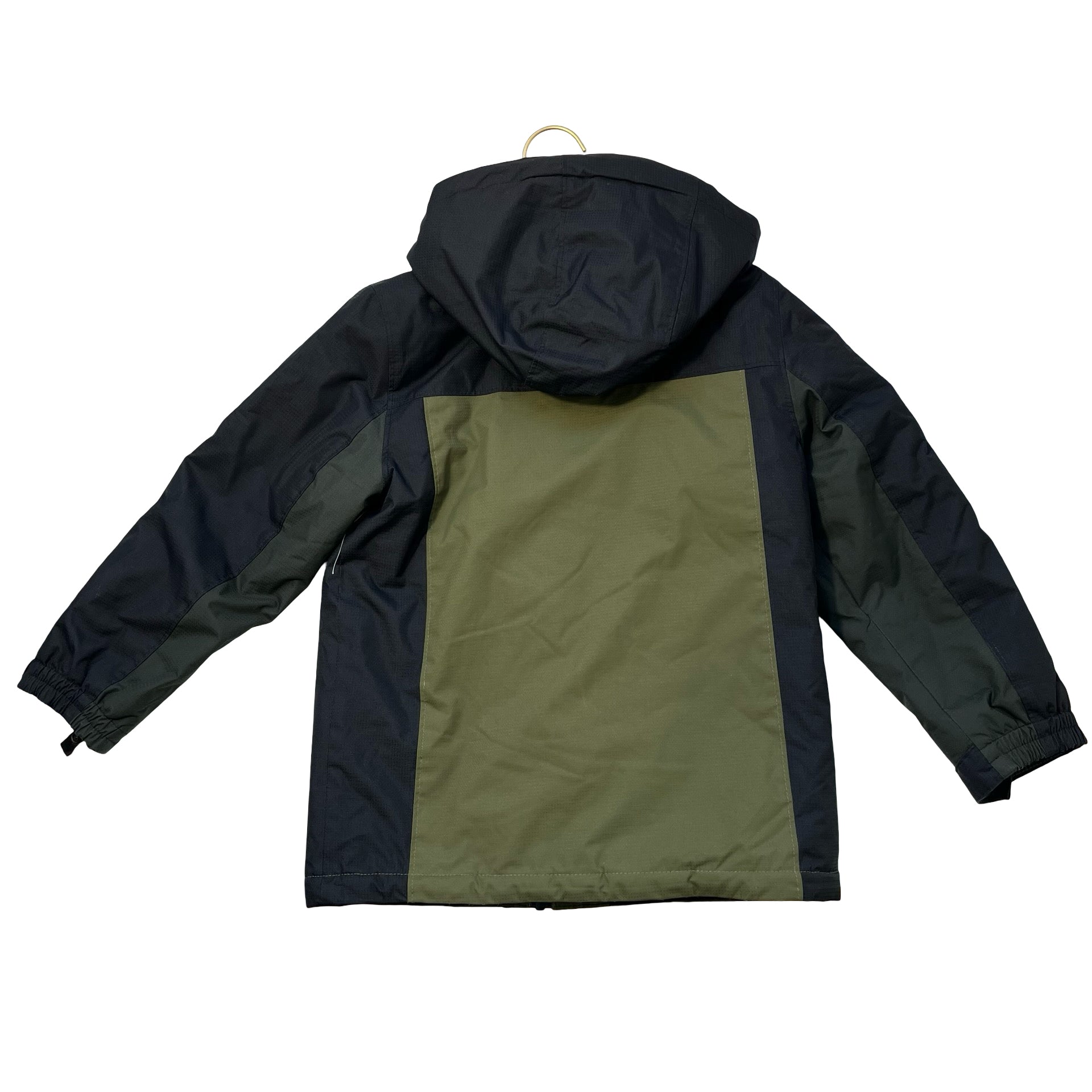 Under Armour Olive & Black Winter Jacket, Removeable Hood - Size 6