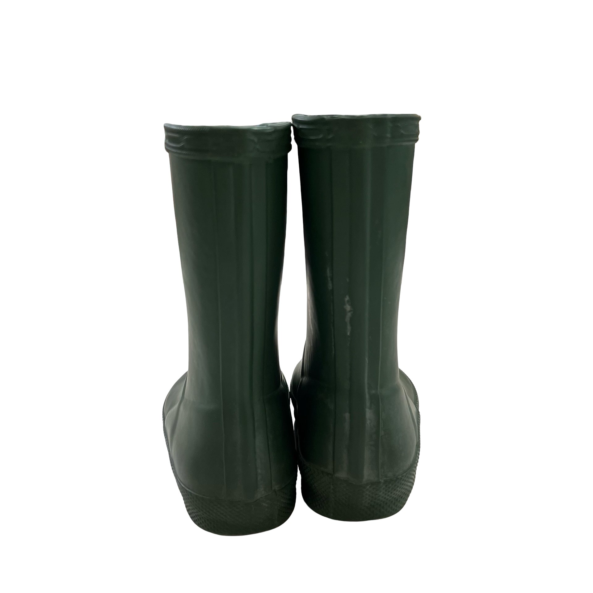 Hunter Green Rain Boots - Size US 7B/8G (UK 5, EU 23)