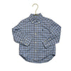 Ralph Lauren Blue & Ivory Check Oxford Button Down Shirt - Size 2