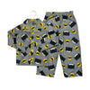 DC Comic Gray Flannel Batman 2 Piece PJs - Size 4T