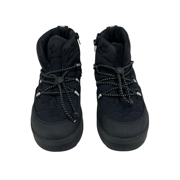 Zara Black Star Puffy Boots - Size 29 (12)