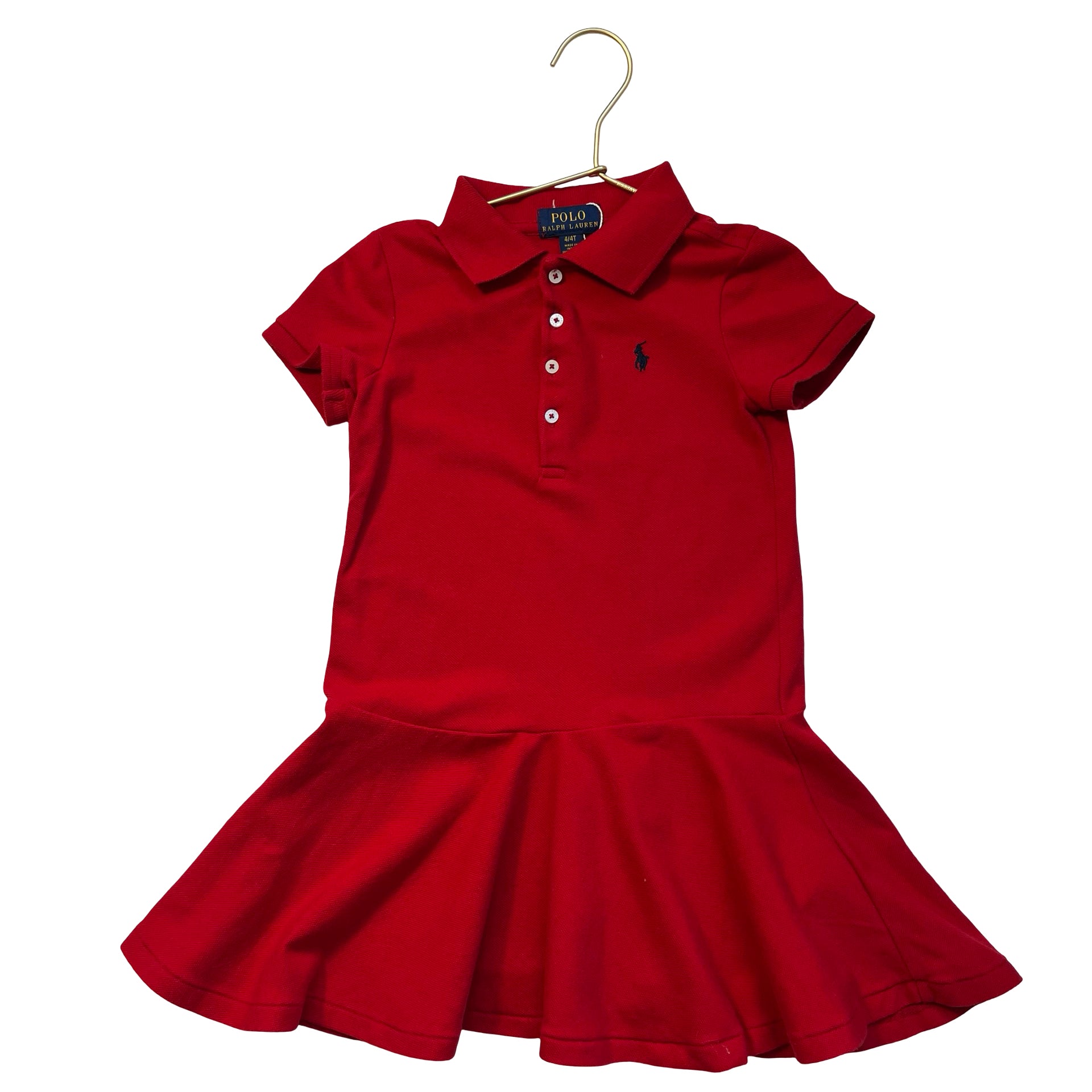 Polo Ralph Lauren Red Polo Dress - Size 4