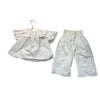 Zara Ivory Blouse & Wide-Leg Pants Set - Size 18-24 Mo