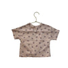 Zara Peach Floral 'Reve a' Ete' Tie-Front T-Shirt - Size 12-18 Mo