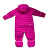 North Face Raspberry Pink Hooded Snowsuit - Size 12-18 Mo