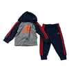 Adidas Navy, Gray, Red Track Suit Set - Size 2T