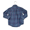 Janie and Jack Blue, Navy, Red Plaid Button Down Shirt - Size 3