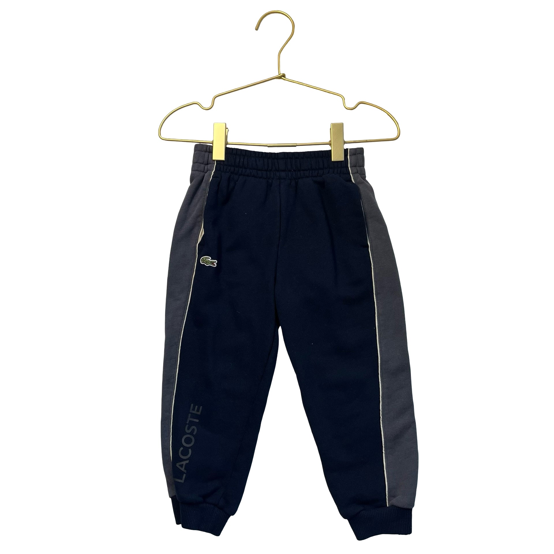 Lacoste Navy & Gray Joggers - Size 3A