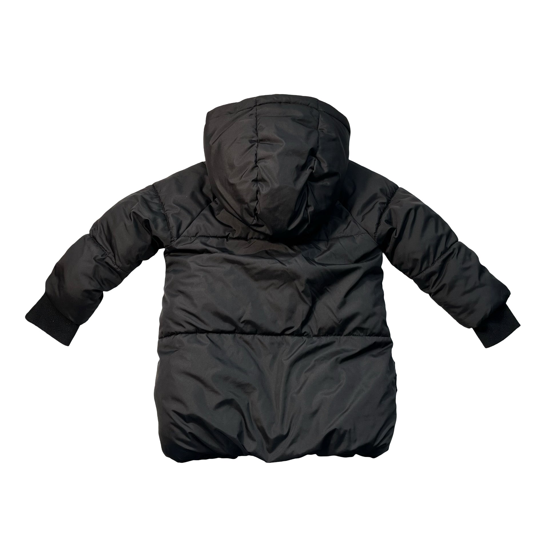 Baby Gap Primaloft Black Hooded Winter Jacket - Size 3