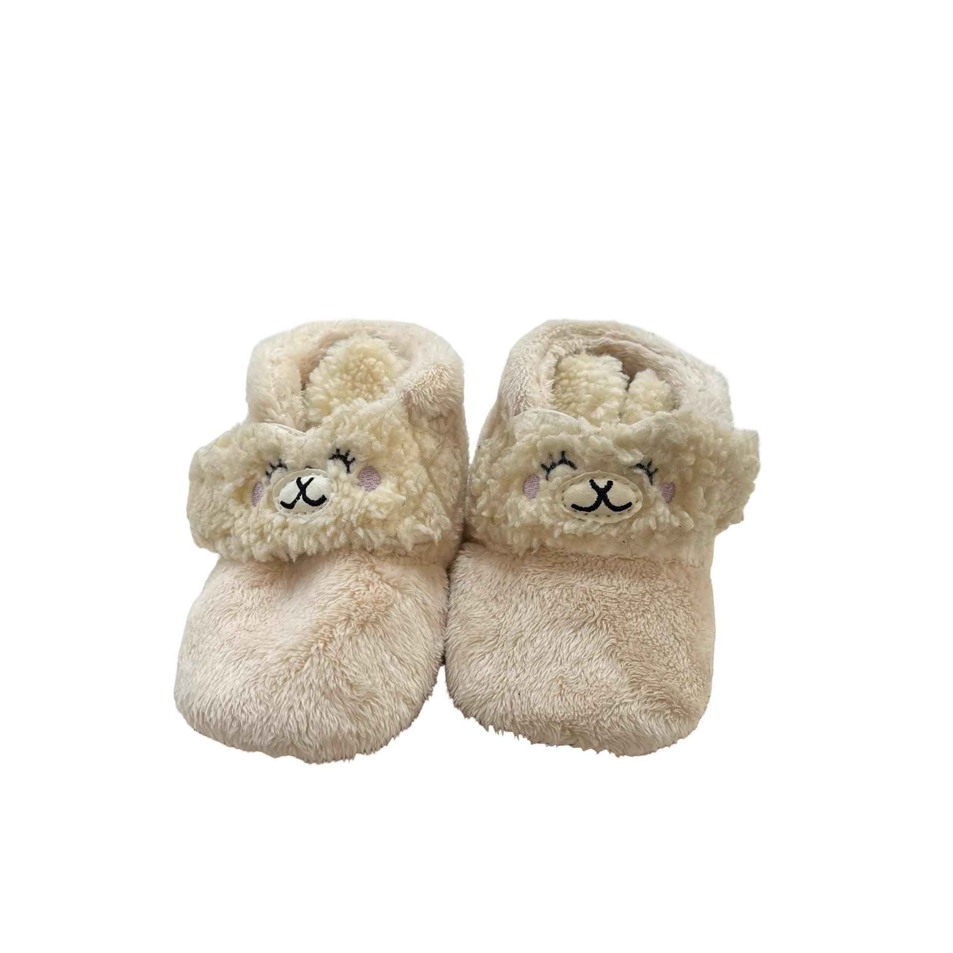 UGG Bixbee Llama Fuzzy Soft Sole Booties in Box - Size 4-5