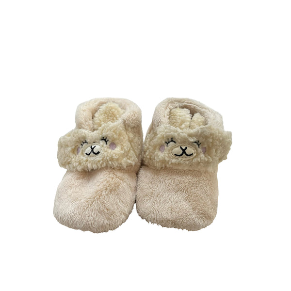 UGG Bixbee Llama Fuzzy Soft Sole Booties in Box - Size 4-5