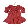 Zara Red Flower Print Dress - Size 4-5