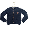 Catimini Navy Sparkle Cardigan Sweater - Size 6
