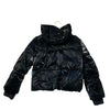 Gap Kids Black Irridescent Hooded Puffer Jacket - Size M 8