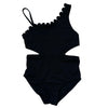Art Class Black Cut-Out Swim Suit - Size M 8