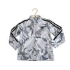 Adidas Gray & White Camouflage Athletic Track Jacket - Size 3T
