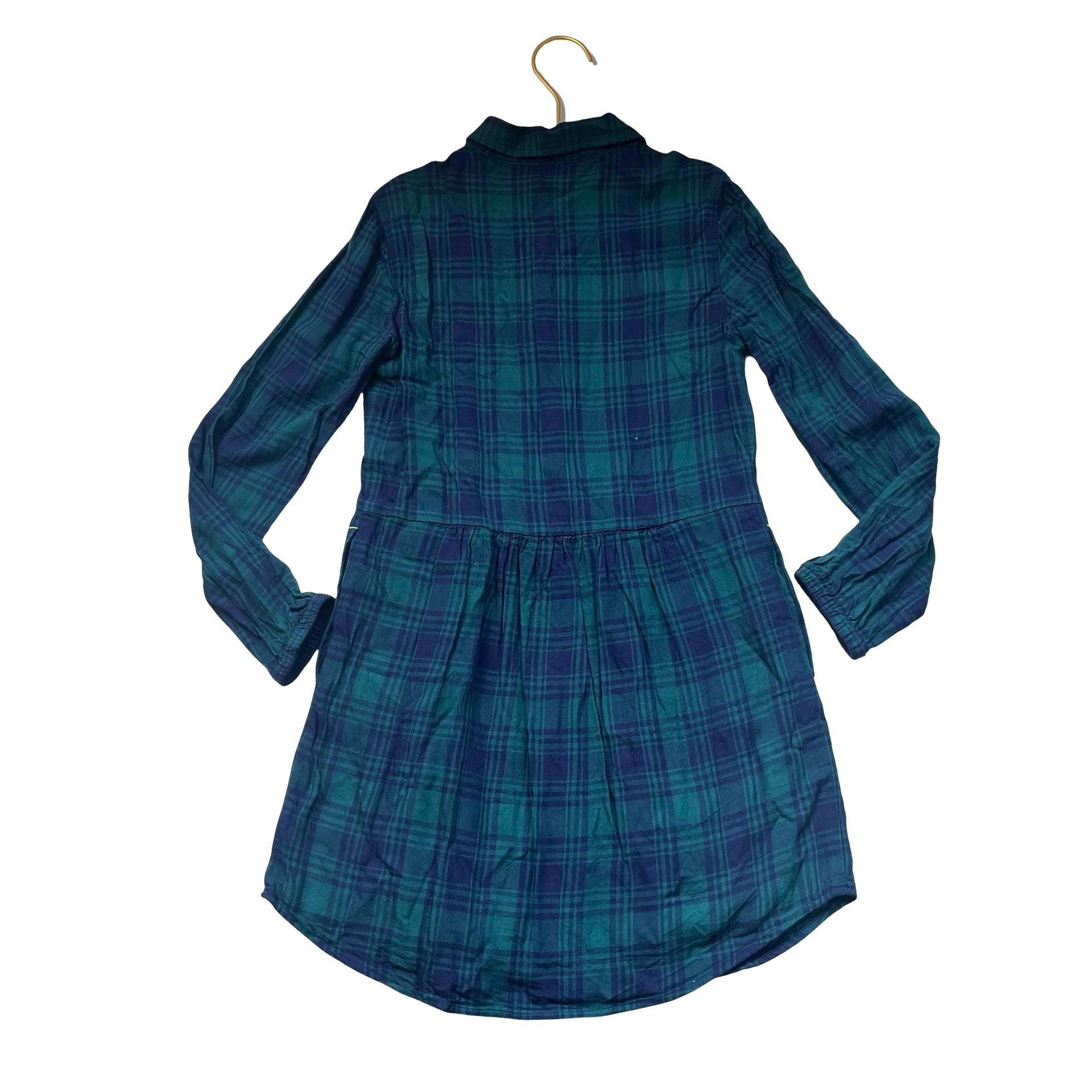 Vineyard Vines Green & Navy Plaid Dress - Size 8