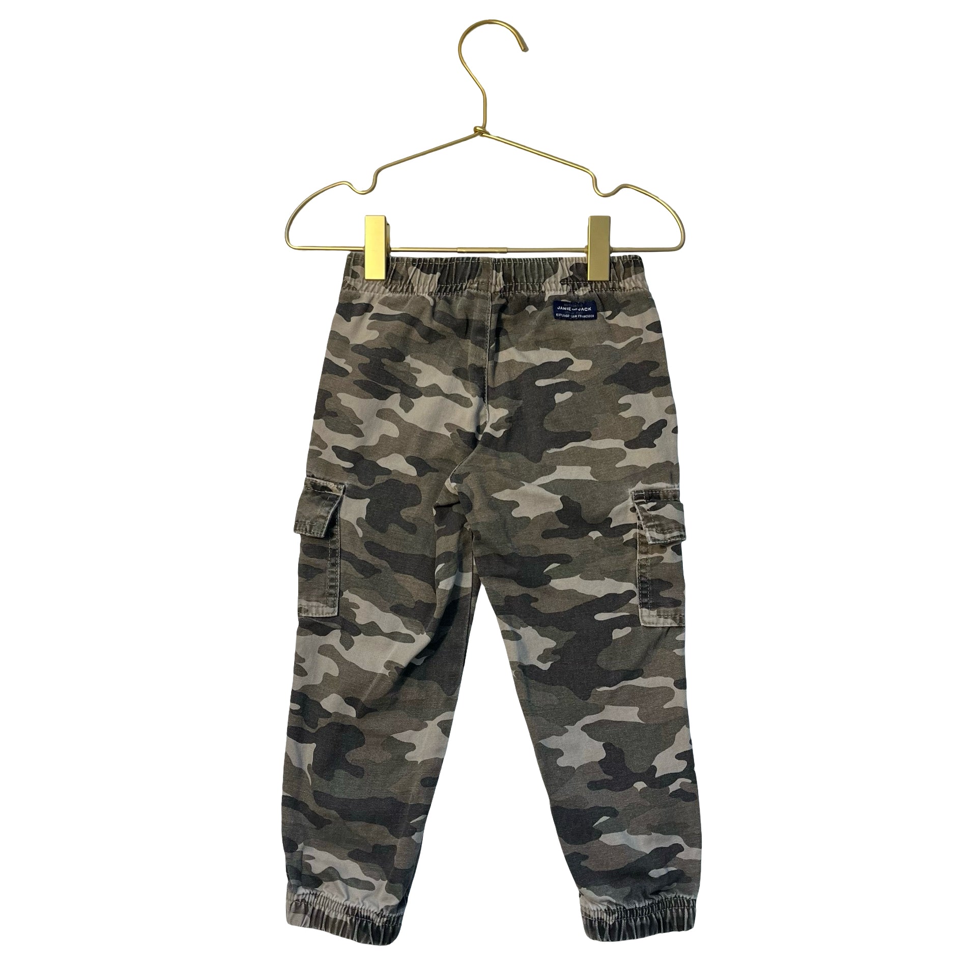 Janie and Jack Camo Cargo Jogger Pants - Size 3