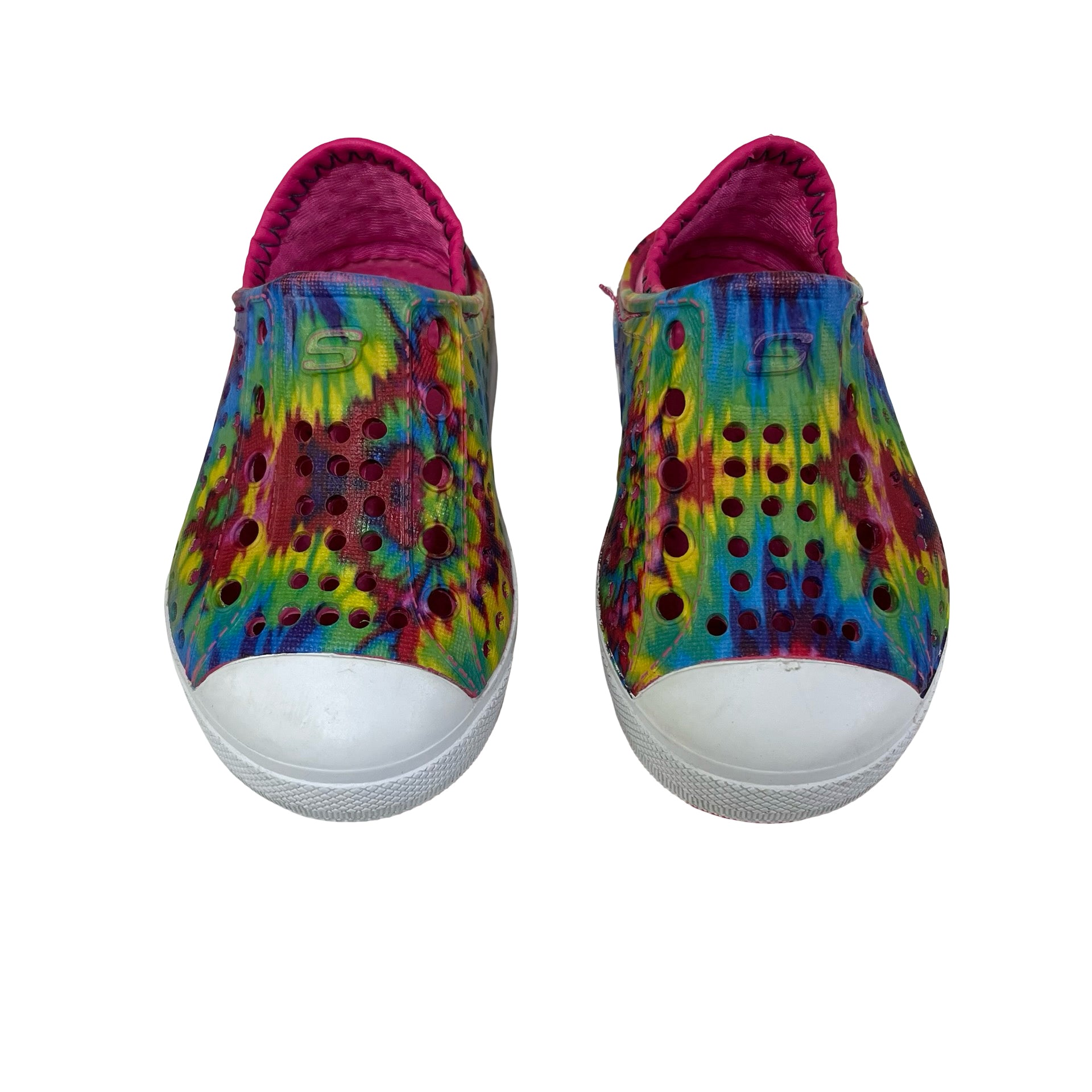 Skechers Rainbow Tie-Dye Shoes - Size 5