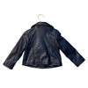 Baby Gap Navy Faux Leather Motorcycle Jacket - Size 3