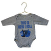 Unique Baby Gray 'This Is How I Roll' Hanukkah Onesie - Size Newborn