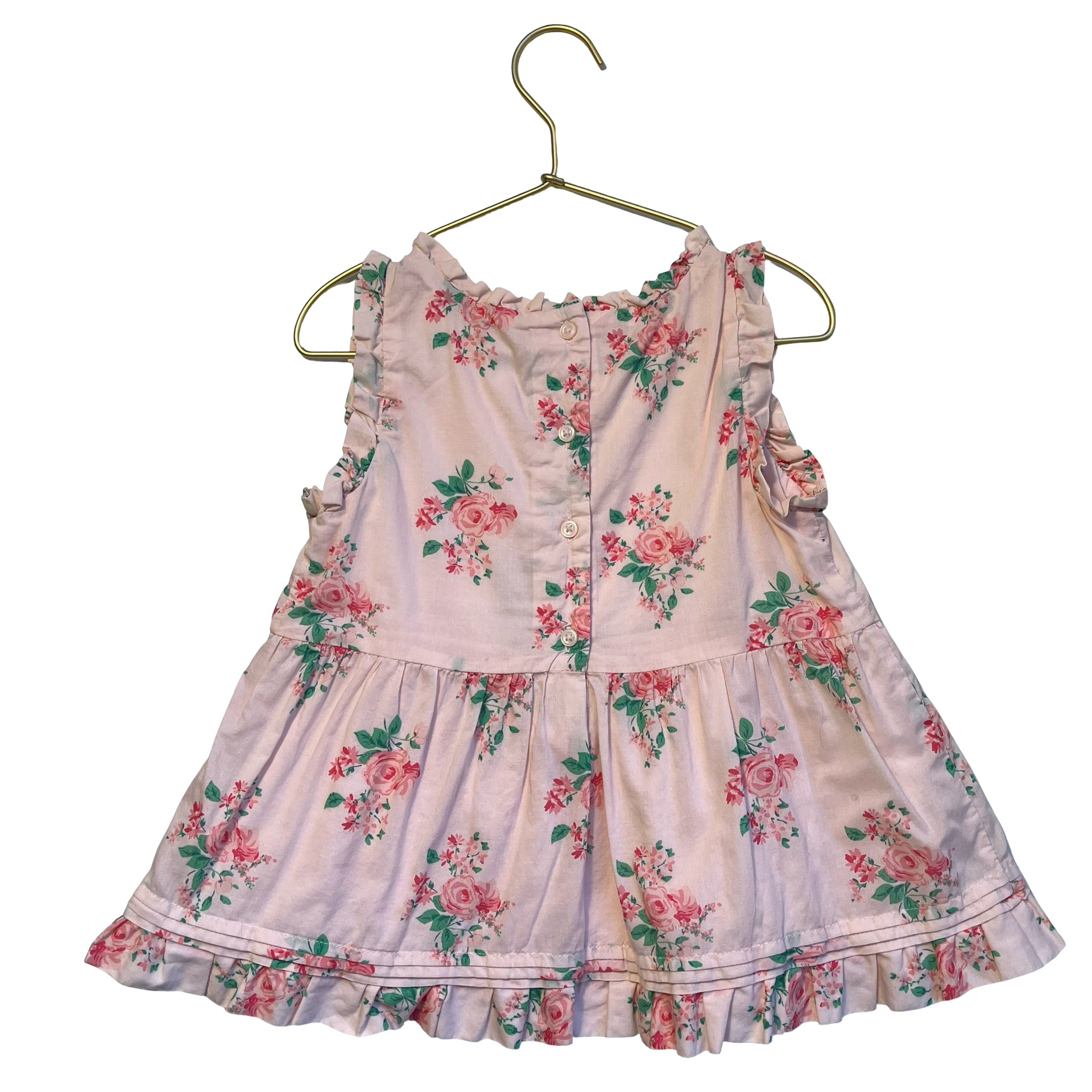 Janie and Jack Pink Floral Top - Size 7