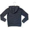 Tucker & Tate Dark Gray Zip-Up Hooded Sweatshirt - Size 7