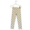 Holiday Time Ivory & Green Christmas Tree Print Leggings - Size 4T