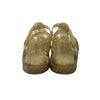 Baby Gap Gold Glitter Closed-Toe Jelly Sandals - Size 10