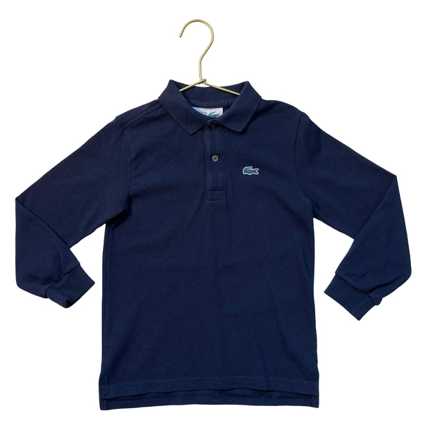 Lacoste x J.Crew Navy Polo Shirt - Size 6
