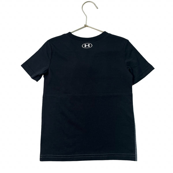 Under Armour Black, White, Gray T-Shirt - Size 4